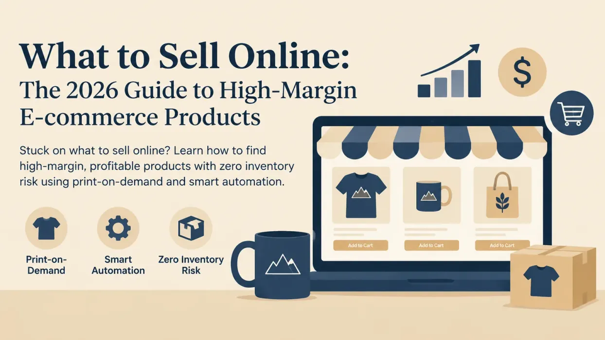 What to Sell Online: The 2026 Guide to High-Margin E-commerce Products - blog post