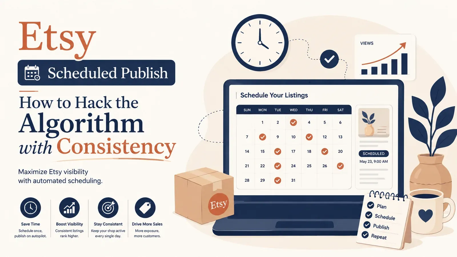 Etsy Scheduled Publish: How to Hack the Algorithm with Consistency - post cover