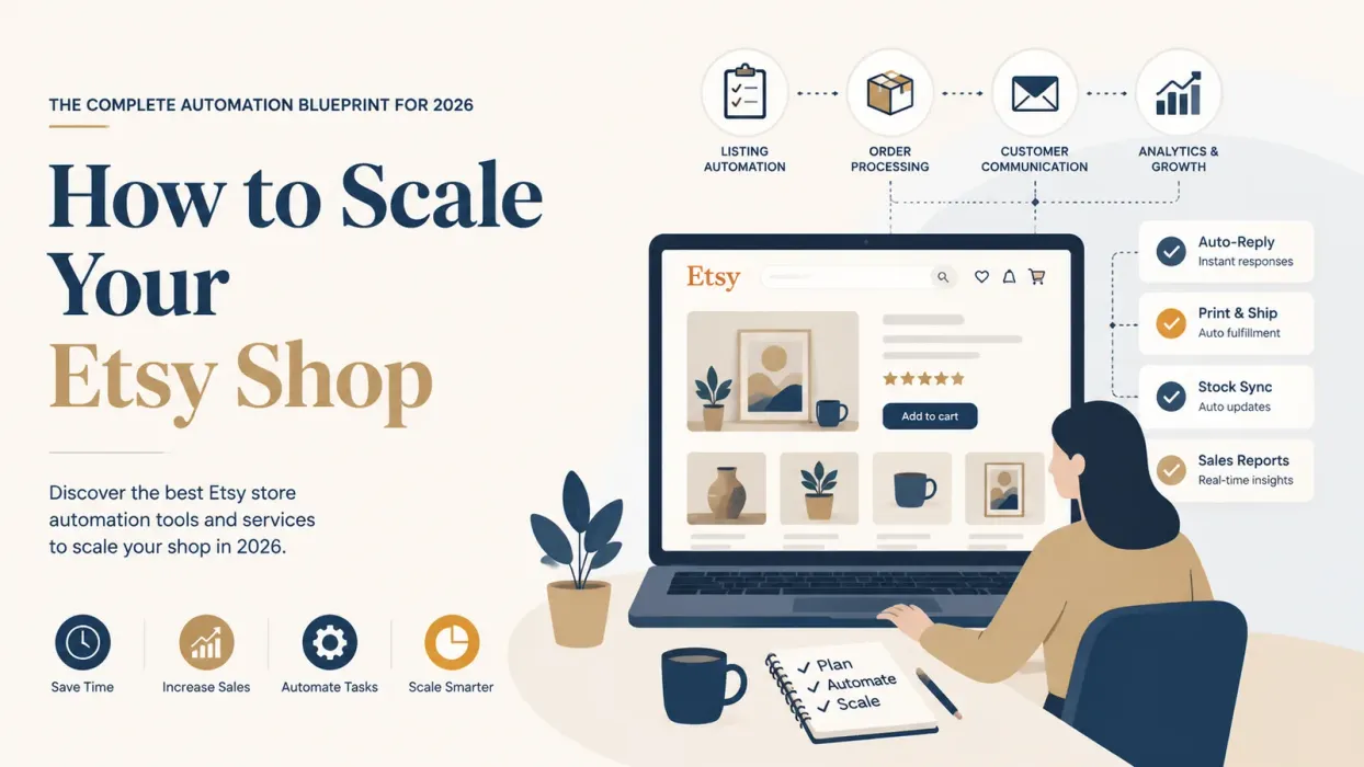 How to Scale Your Etsy Shop: The Complete Automation Blueprint for 2026 - blog post