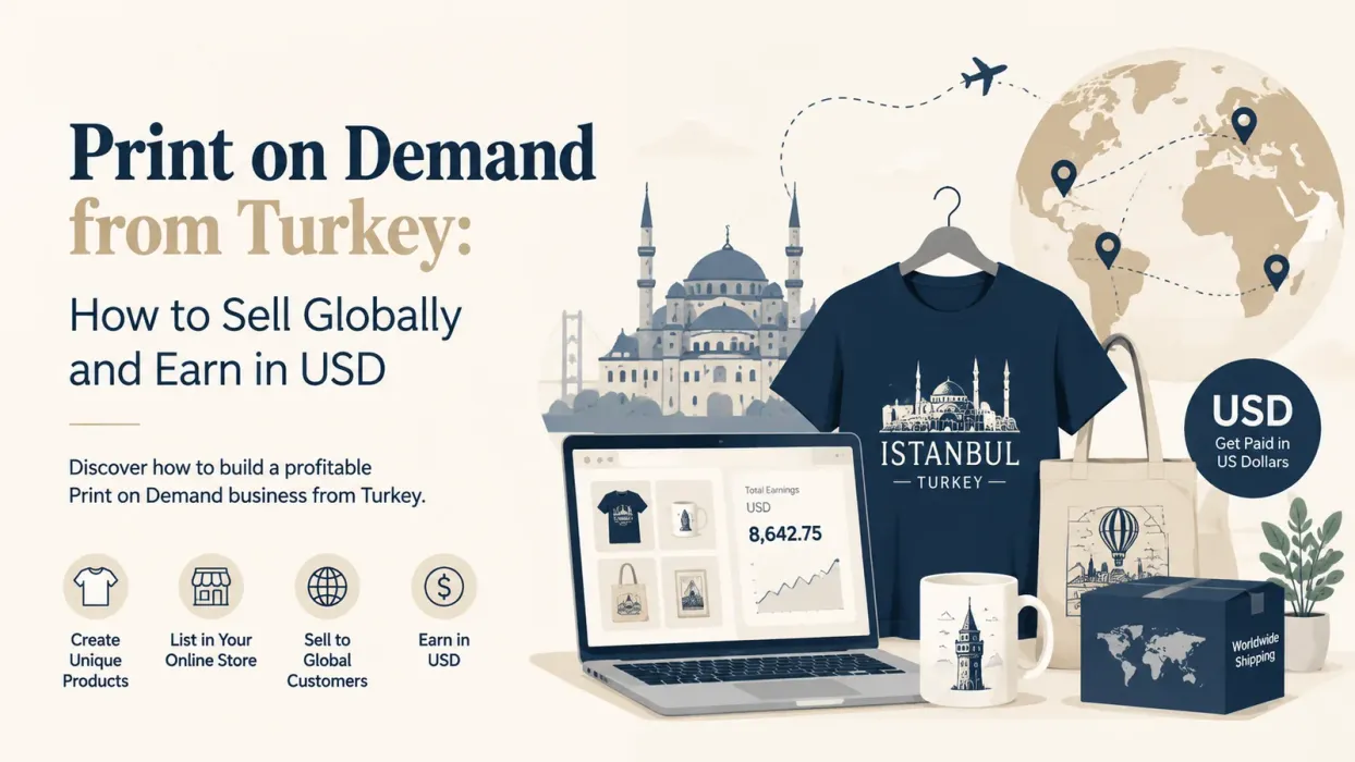 Print on Demand from Turkey: How to Sell Globally and Earn in USD - blog post