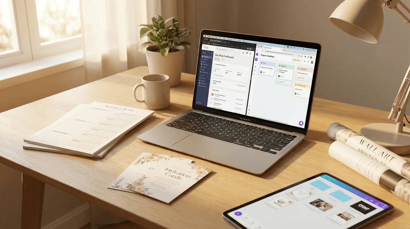 Digital Product Ideas: Turning Your Digital Downloads into a Physical Empire on Etsy - blog post