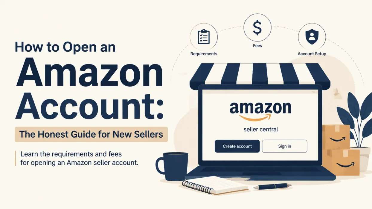 How to Open an Amazon Account: The Honest Guide for New Sellers - blog post