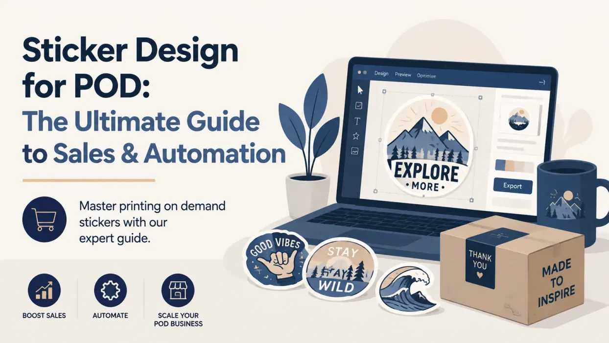 Sticker Design for POD: The Ultimate Guide to Sales & Automation - blog post
