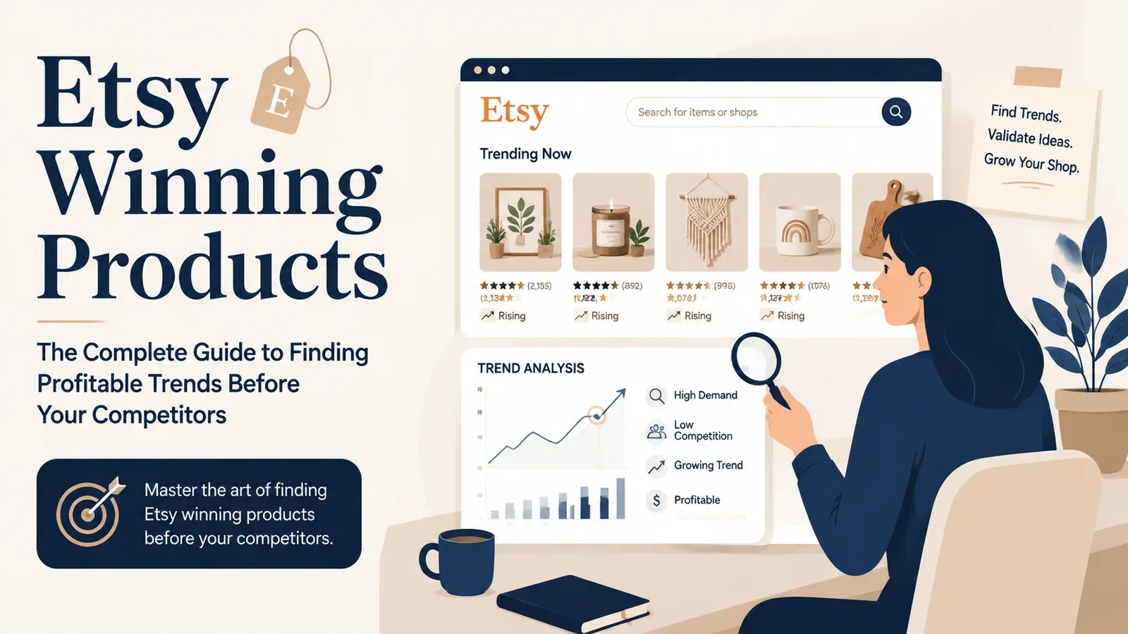 Etsy Winning Products: The Complete Guide to Finding Profitable Trends Before Your Competitors - post cover