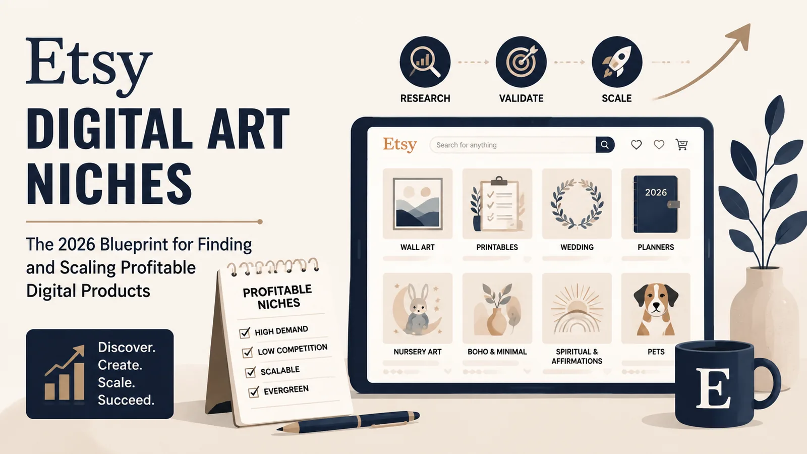 Etsy Digital Art Niches: The 2026 Blueprint for Finding and Scaling Profitable Digital Products - blog post