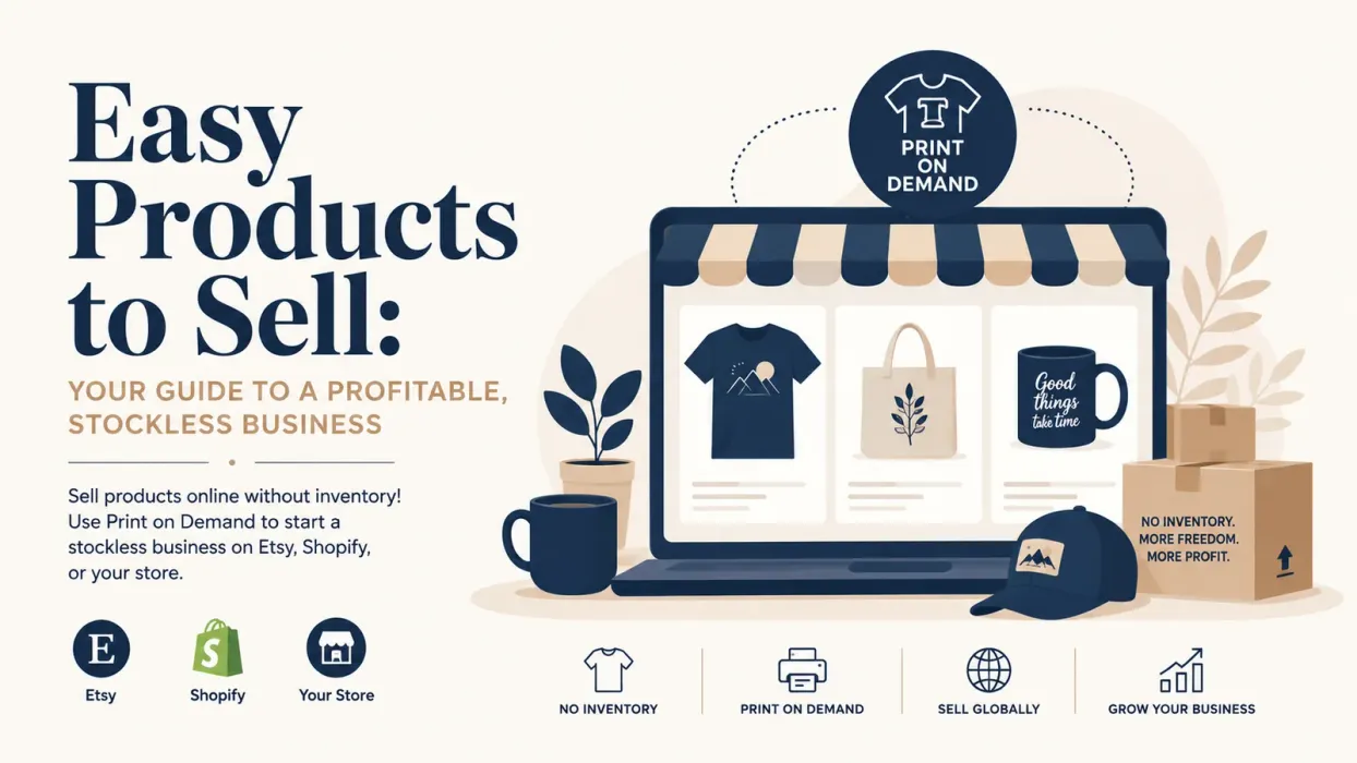 Easy Products to Sell: Your Guide to a Profitable, Stockless Business - blog post