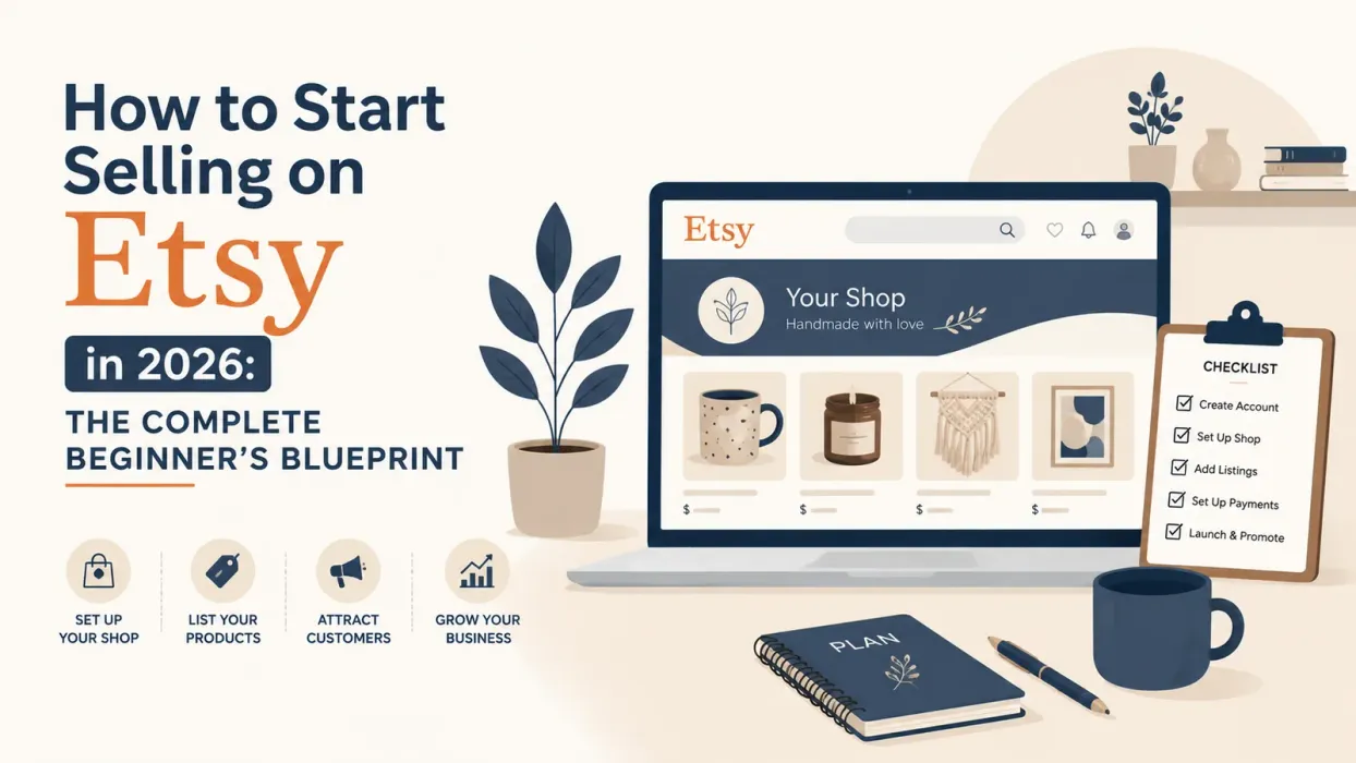 How to Start Selling on Etsy in 2026: The Complete Beginner's Blueprint - blog post
