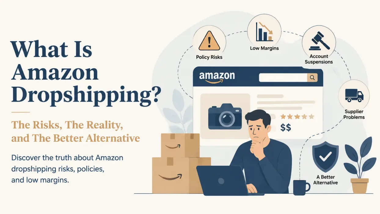 What Is Amazon Dropshipping? The Risks, The Reality, and The Better Alternative - blog post