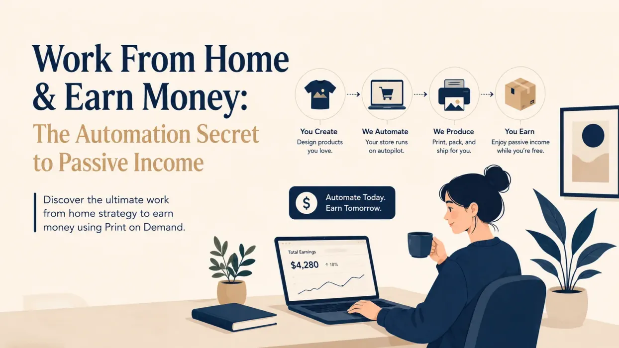 Work From Home & Earn Money: The Automation Secret to Passive Income - blog post