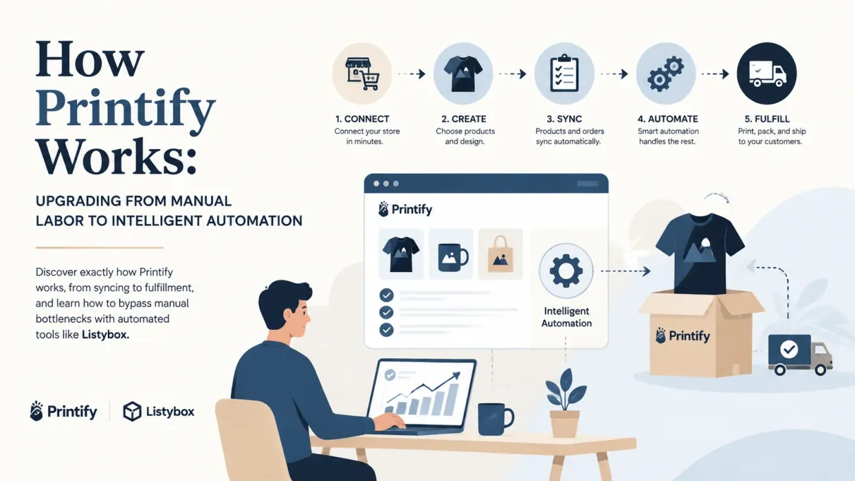 How Printify Works: Upgrading from Manual Labor to Intelligent Automation - blog post