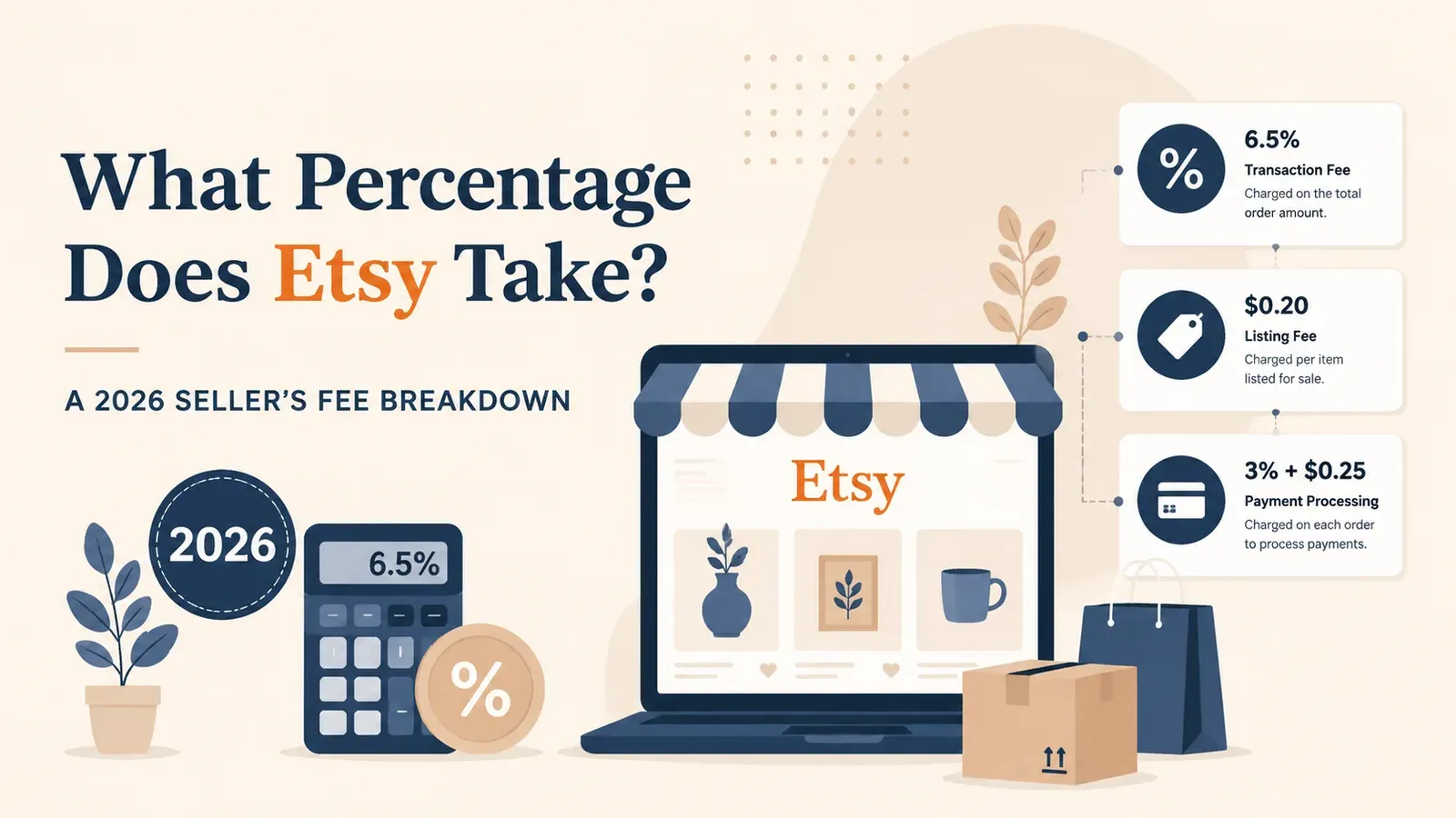 What Percentage Does Etsy Take? A 2026 Seller's Fee Breakdown - post cover