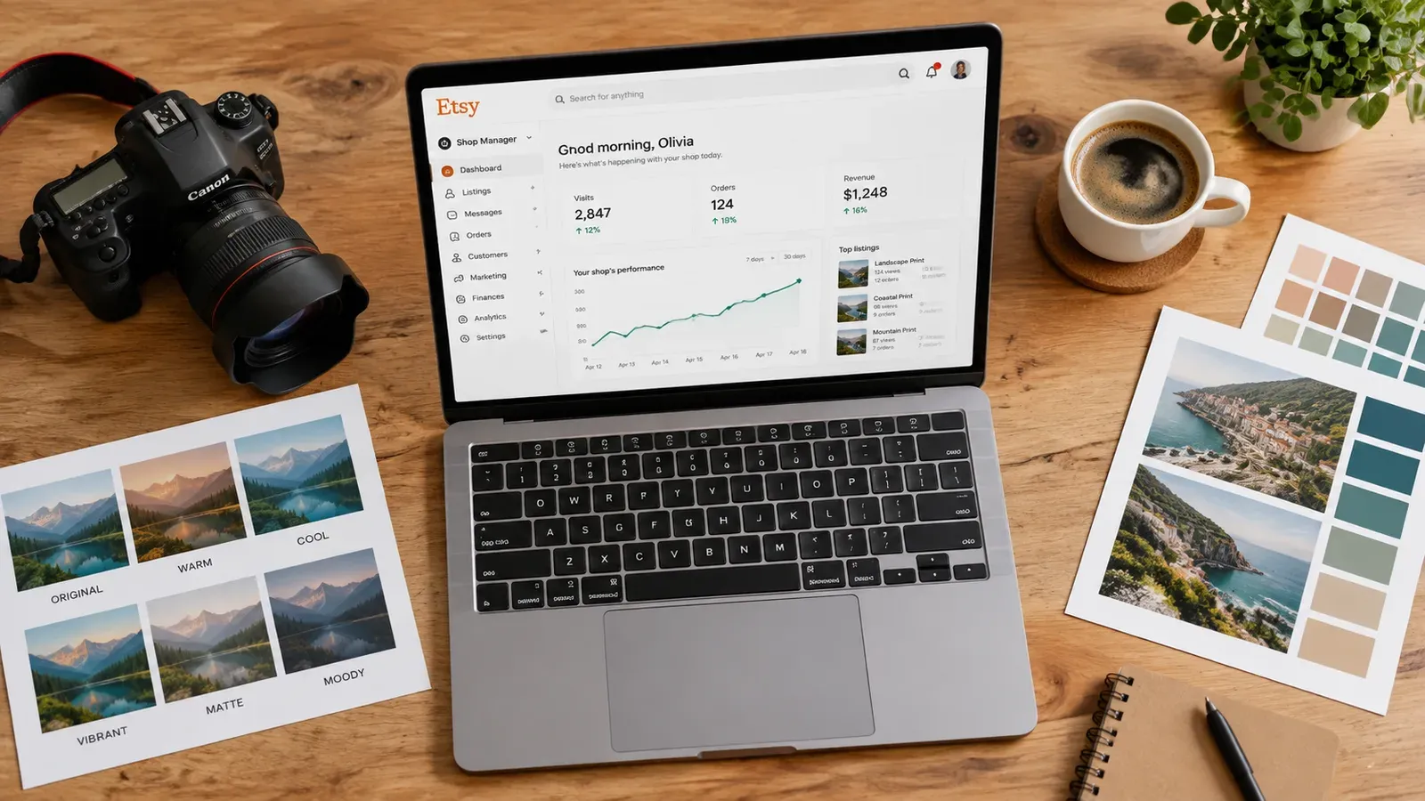 Lightroom Preset Satmak (2026): Etsy'de Dijital Kazanç Rehberi - yazı kapağı