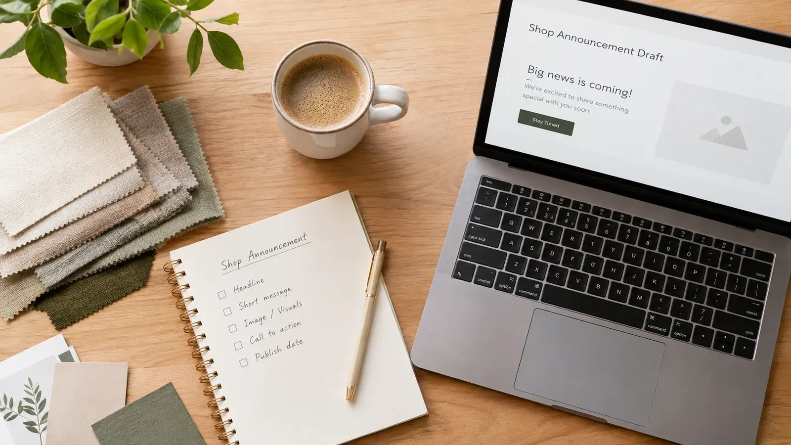 Etsy Shop Announcement Examples: Ideas to Tell Buyers What's New - post cover
