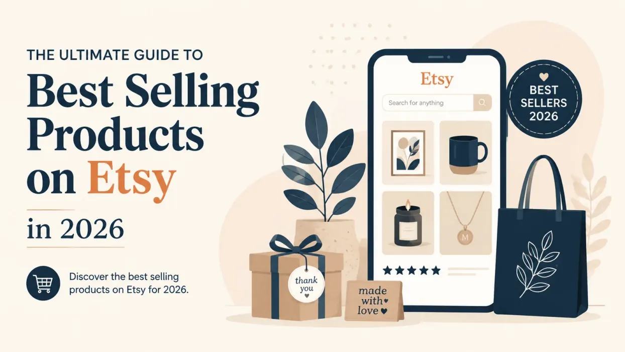 The Ultimate Guide to Best Selling Products on Etsy in 2026 - blog post