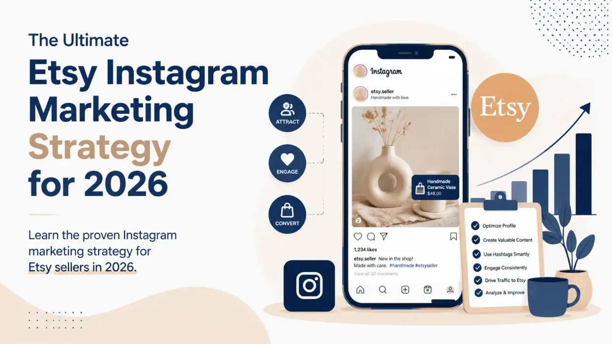 The Ultimate Etsy Instagram Marketing Strategy for 2026 - blog post