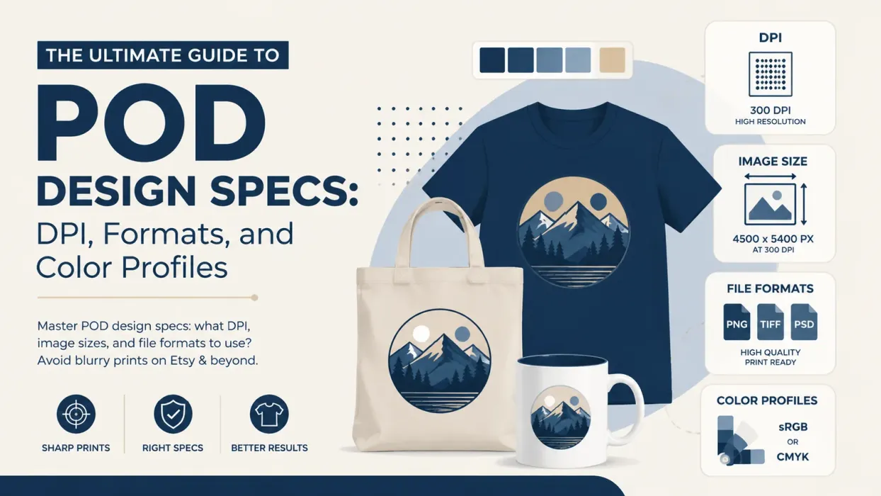The Ultimate Guide to POD Design Specs: DPI, Formats, and Color Profiles - blog post