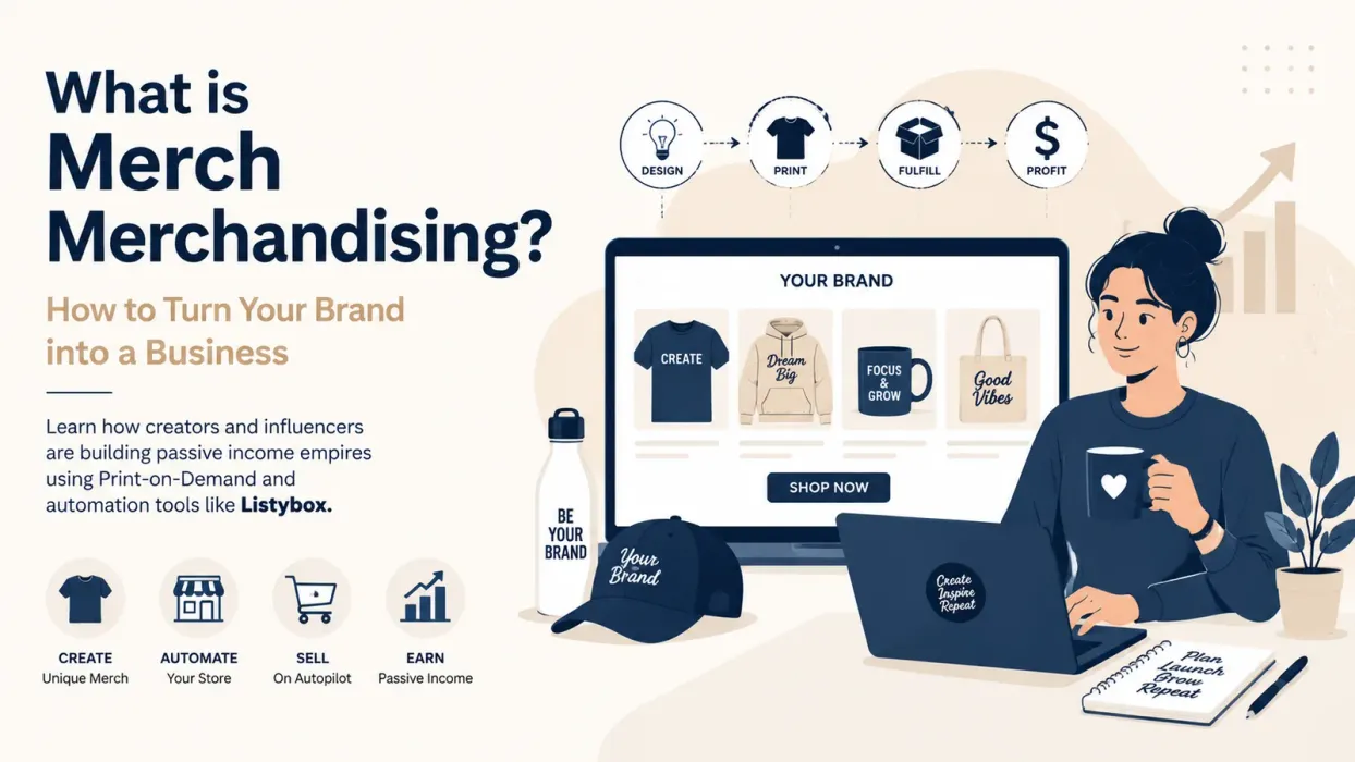What is Merch Merchandising? How to Turn Your Brand into a Business - blog post