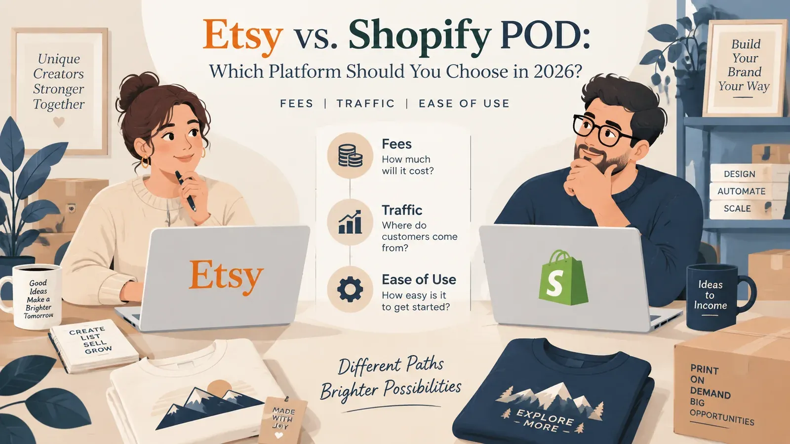 Etsy vs. Shopify POD: Which Platform Should You Choose in 2026? - post cover