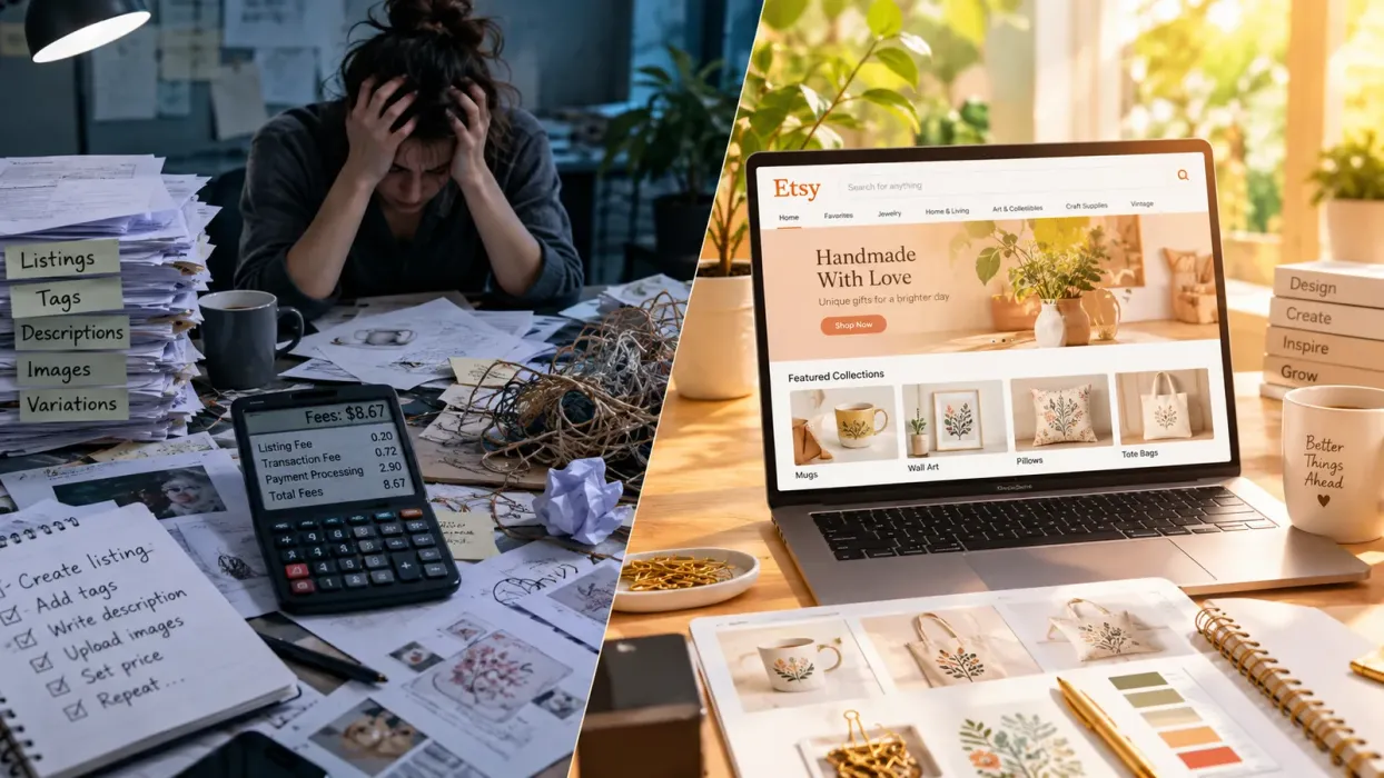 Redbubble vs Etsy Print on Demand: Fees, Features & Honest Comparison - blog post