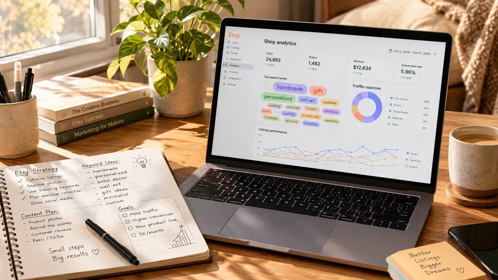 Etsy Etiketlerini SEO Verisiyle Optimize Etme - yazı kapağı