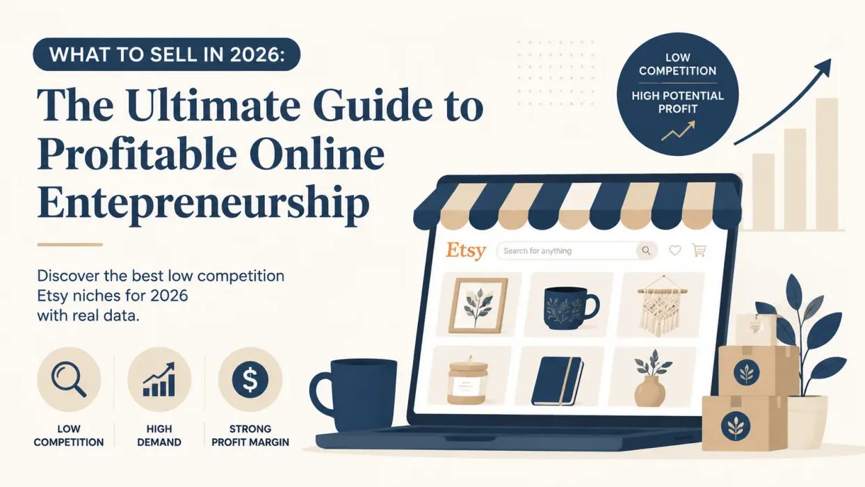 What to Sell in 2026: The Ultimate Guide to Profitable Online Entepreneurship - blog post