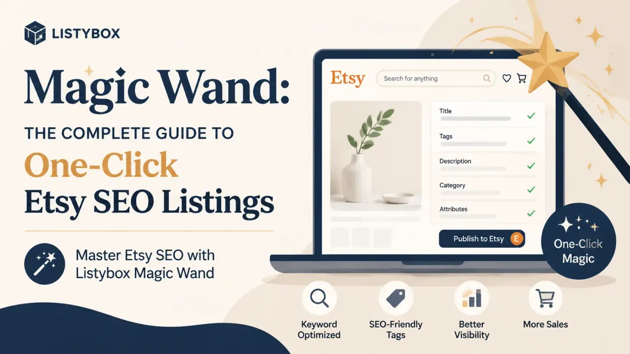 Listybox Magic Wand: The Complete Guide to One-Click Etsy SEO Listings - blog post
