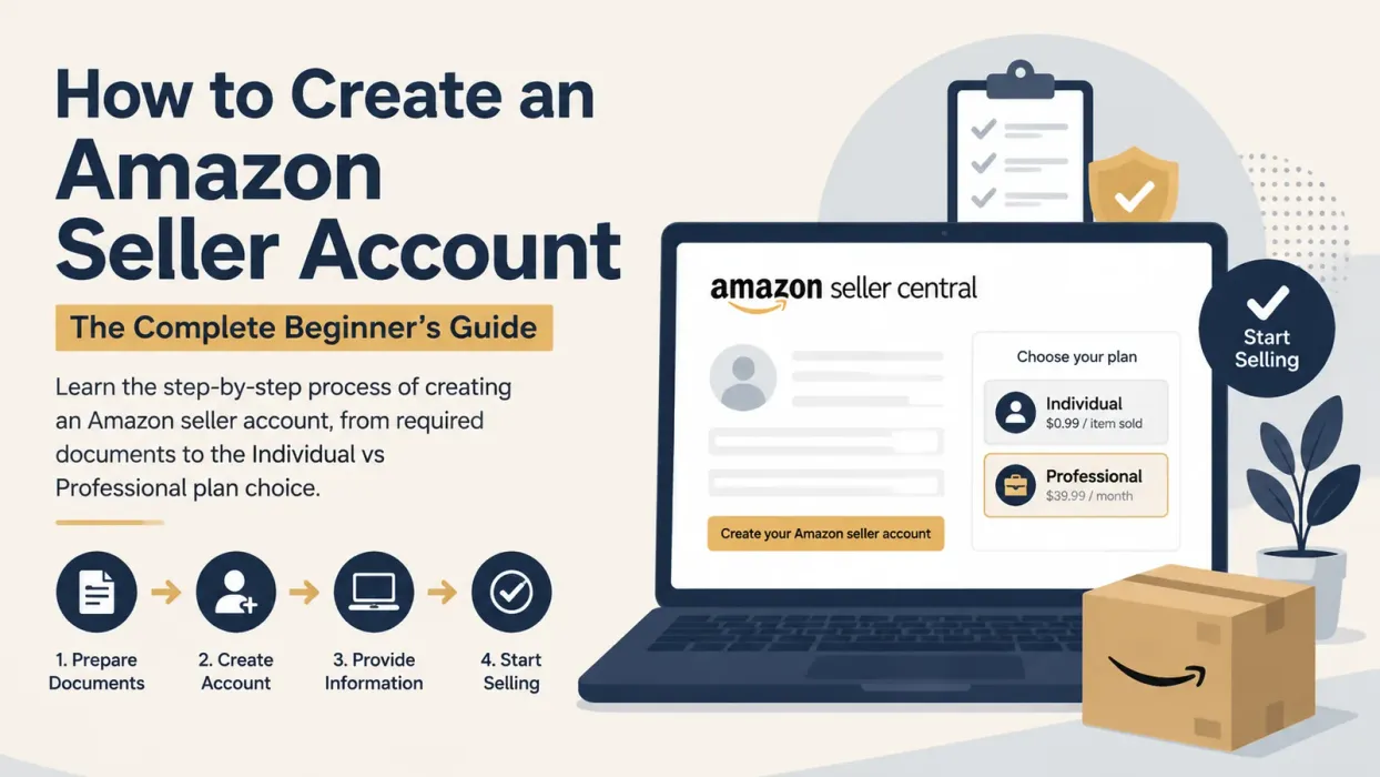 How to Create an Amazon Seller Account: The Complete Beginner's Guide - blog post