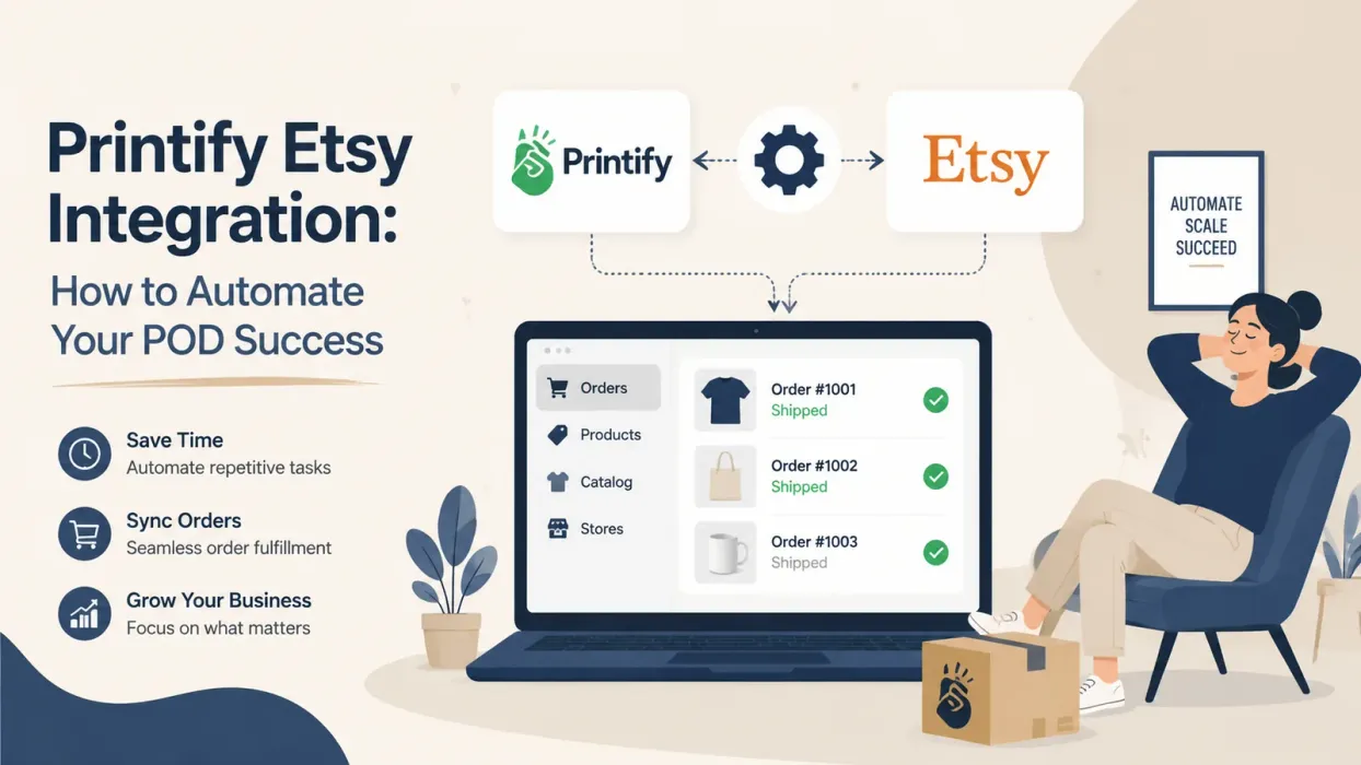 Printify Etsy Integration: How to Automate Your POD Success - blog post