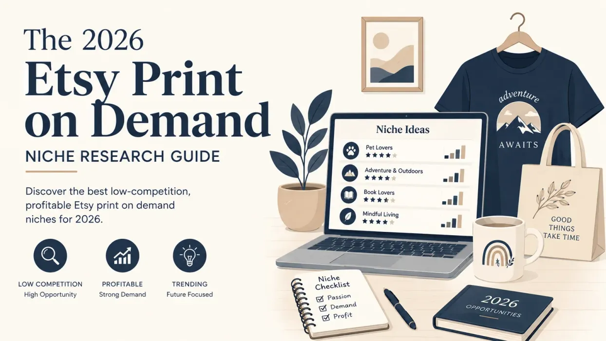 The 2026 Etsy Print on Demand Niche Research Guide - blog post