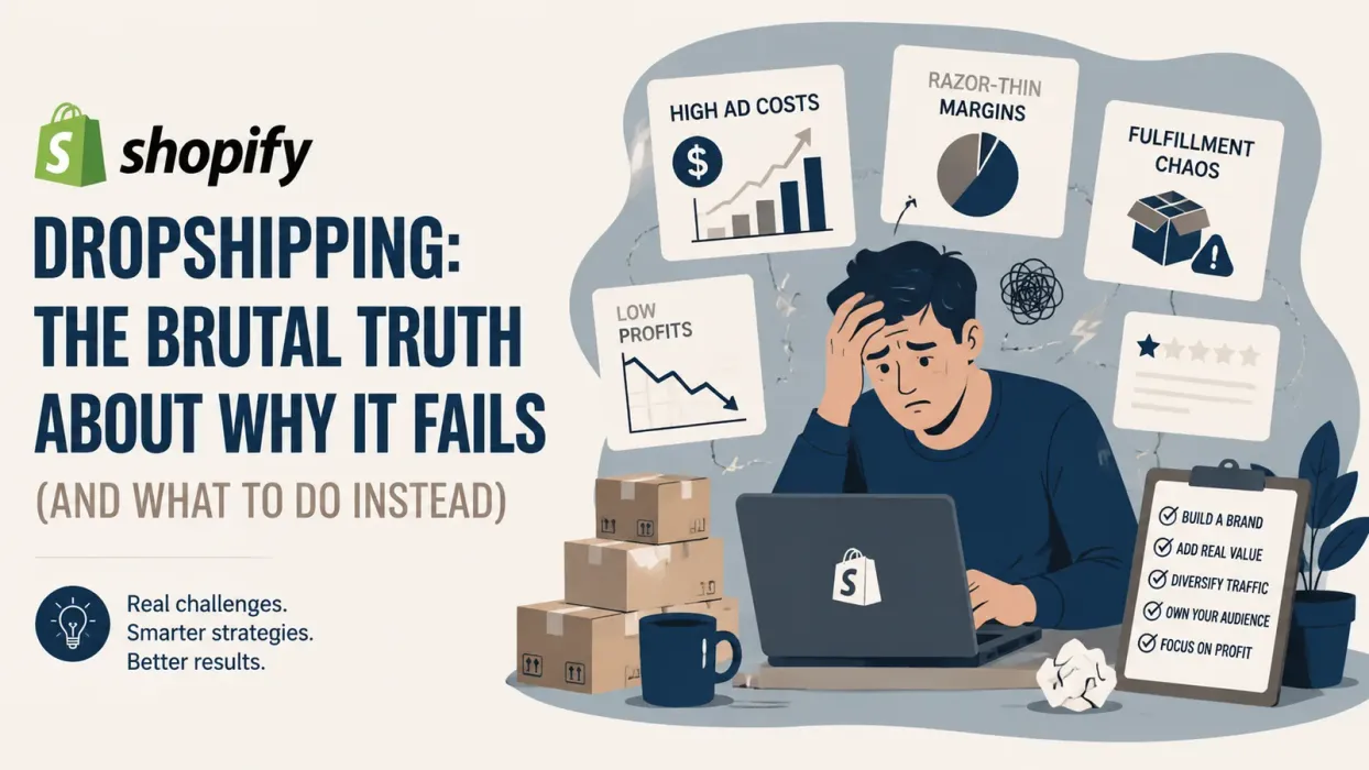 Shopify Dropshipping: The Brutal Truth About Why It Fails (And What to Do Instead) - blog post