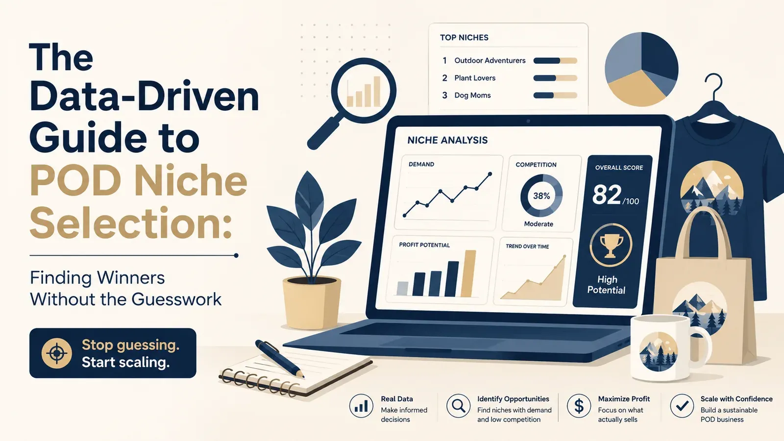 The Data-Driven Guide to POD Niche Selection: Finding Winners Without the Guesswork - post cover