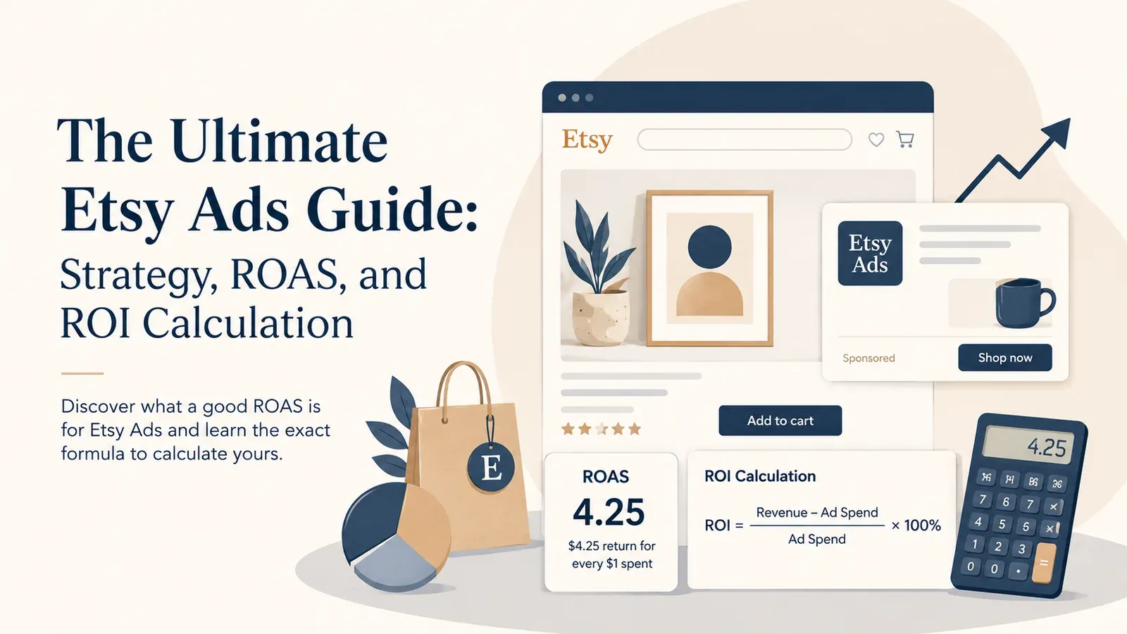The Ultimate Etsy Ads Guide: Strategy, ROAS, and ROI Calculation - post cover