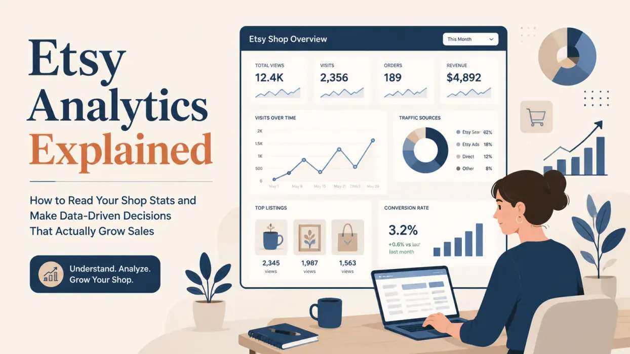 Etsy Analytics Explained: How to Read Your Shop Stats and Make Data-Driven Decisions That Actually Grow Sales - blog post