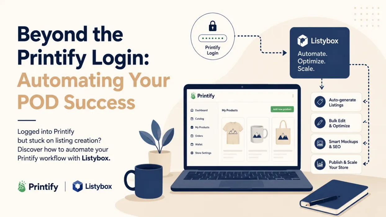 Beyond the Printify Login: Automating Your POD Success - blog post