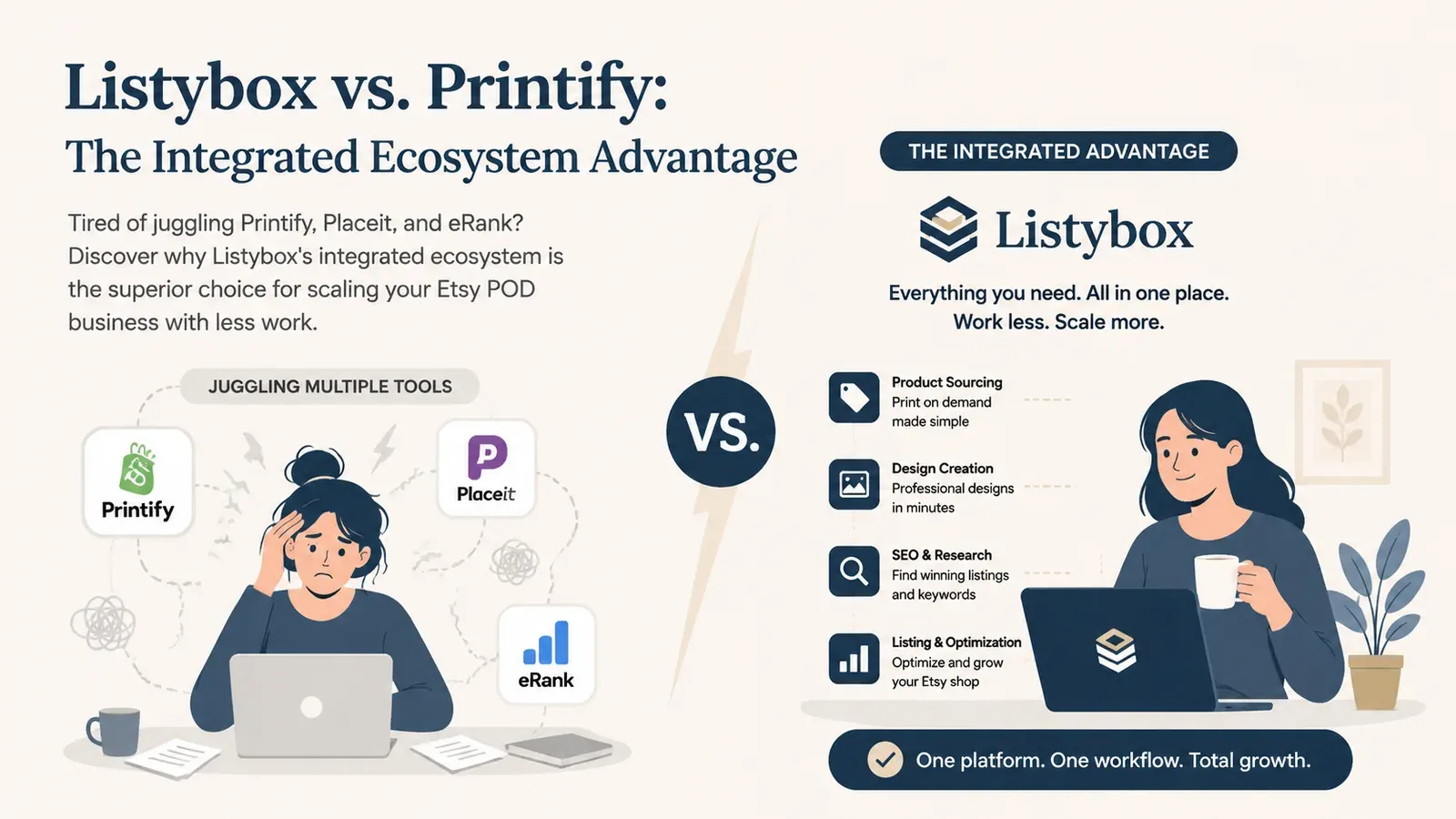Listybox vs. Printify: The Integrated Ecosystem Advantage - post cover