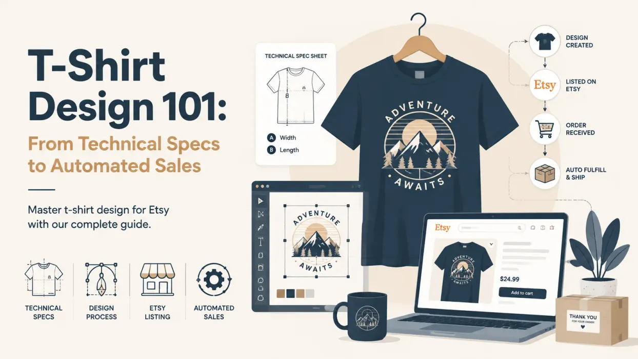 T-Shirt Design 101: From Technical Specs to Automated Sales - blog post