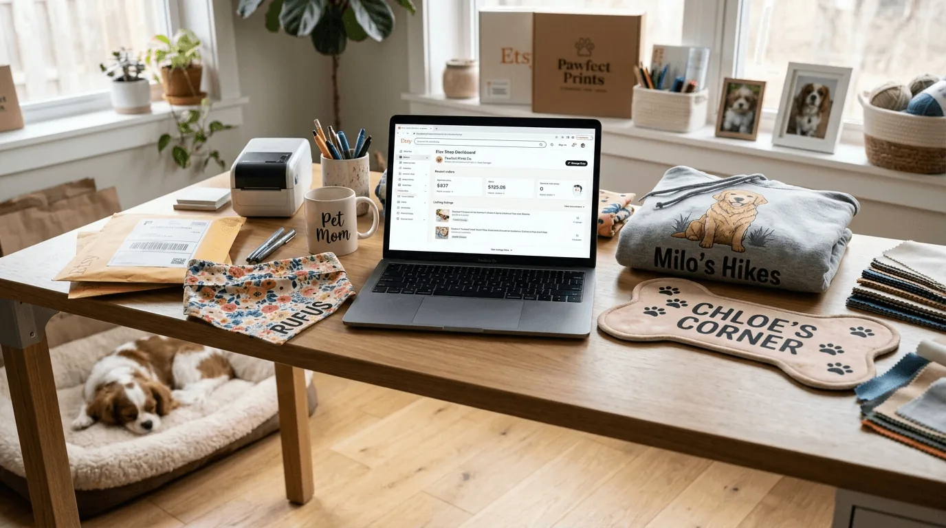 Print on Demand Pet Products on Etsy: The 2026 Profit Guide - blog post