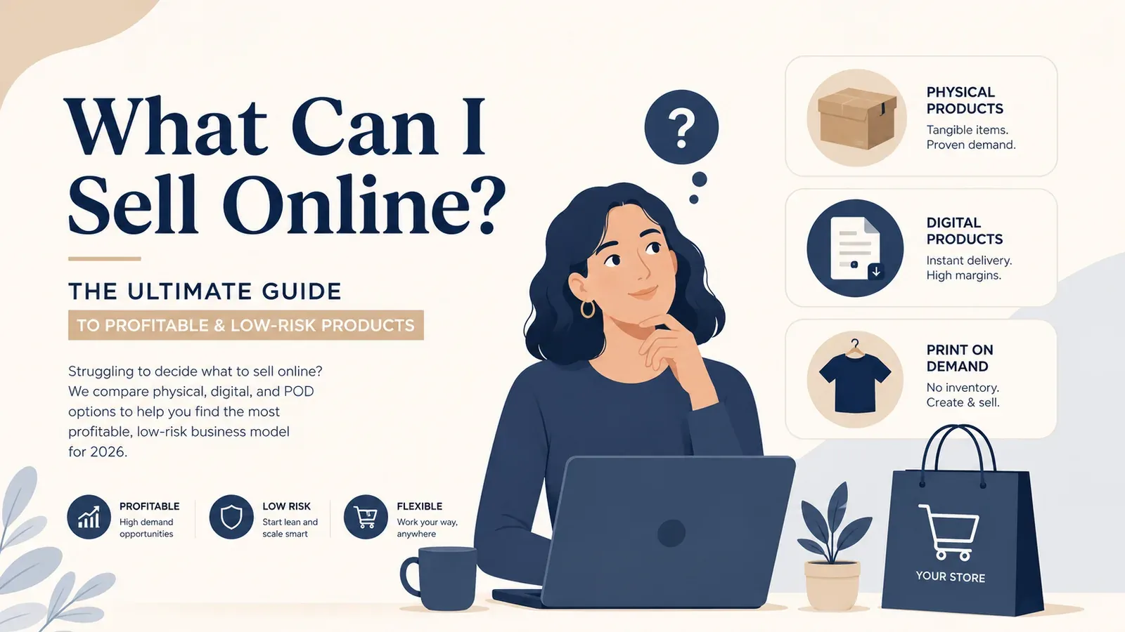 What Can I Sell Online? The Ultimate Guide to Profitable & Low-Risk Products - post cover