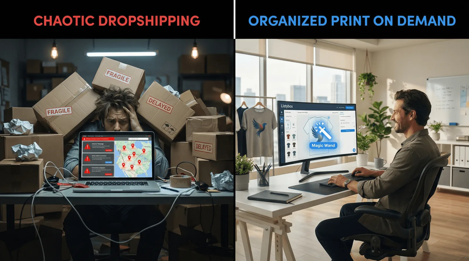 What is Dropshipping vs. POD: The Ultimate Comparison for Etsy Sellers - blog post