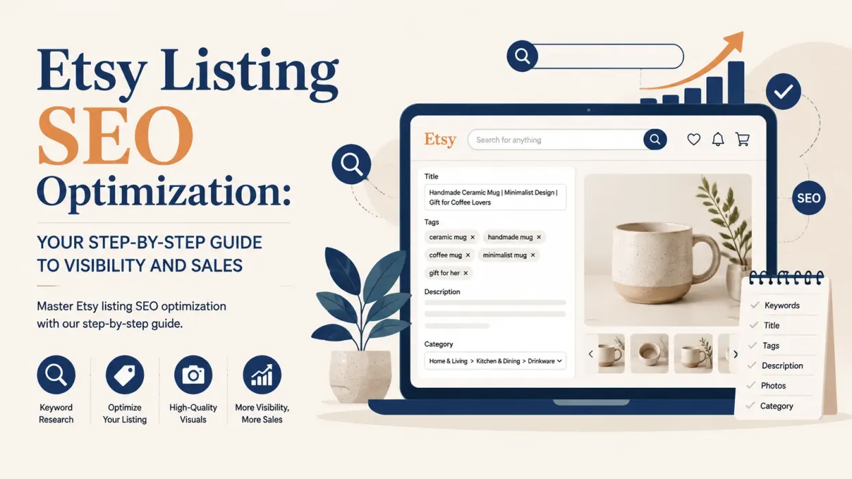 Etsy Listing SEO Optimization: Your Step-by-Step Guide to Visibility and Sales - blog post
