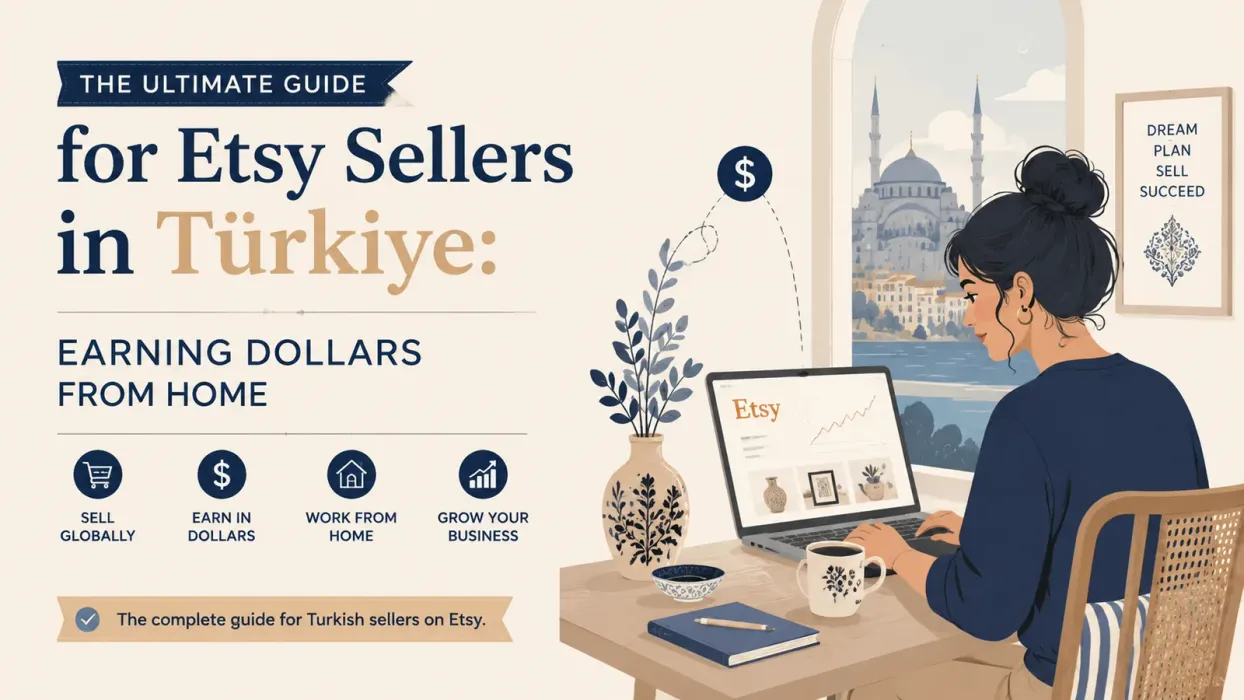 The Ultimate Guide for Etsy Sellers in Türkiye: Earning Dollars from Home - blog post