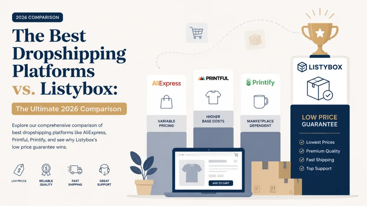 The Best Dropshipping Platforms vs. Listybox: The Ultimate 2026 Comparison - blog post