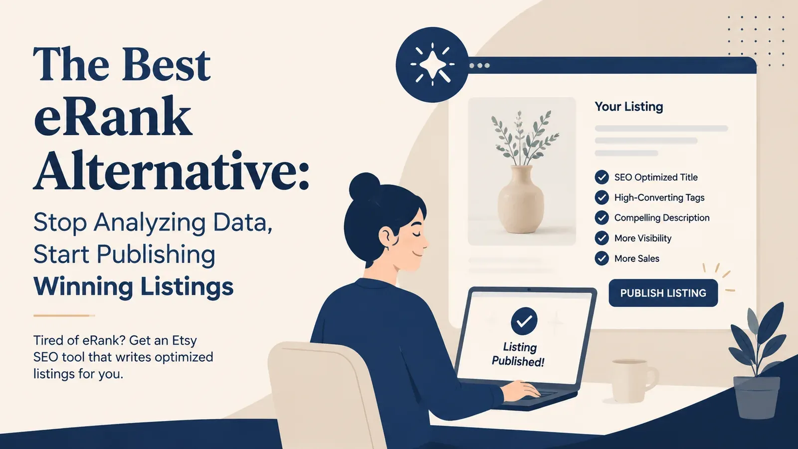 The Best eRank Alternative: From Tag Competition to a Live Listing in One Place - post cover