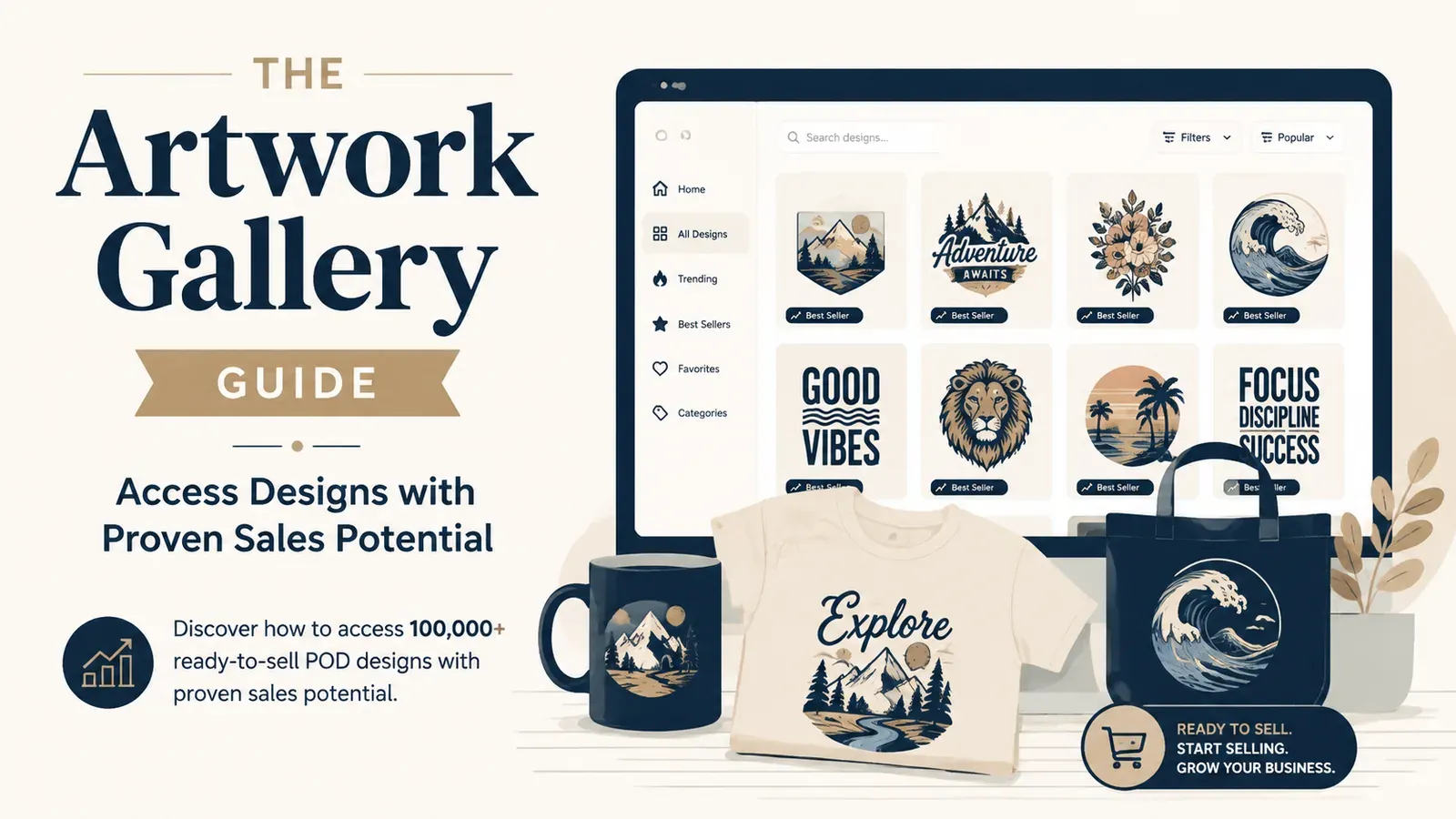 The Artwork Gallery Guide: Access Designs with Proven Sales Potential - post cover