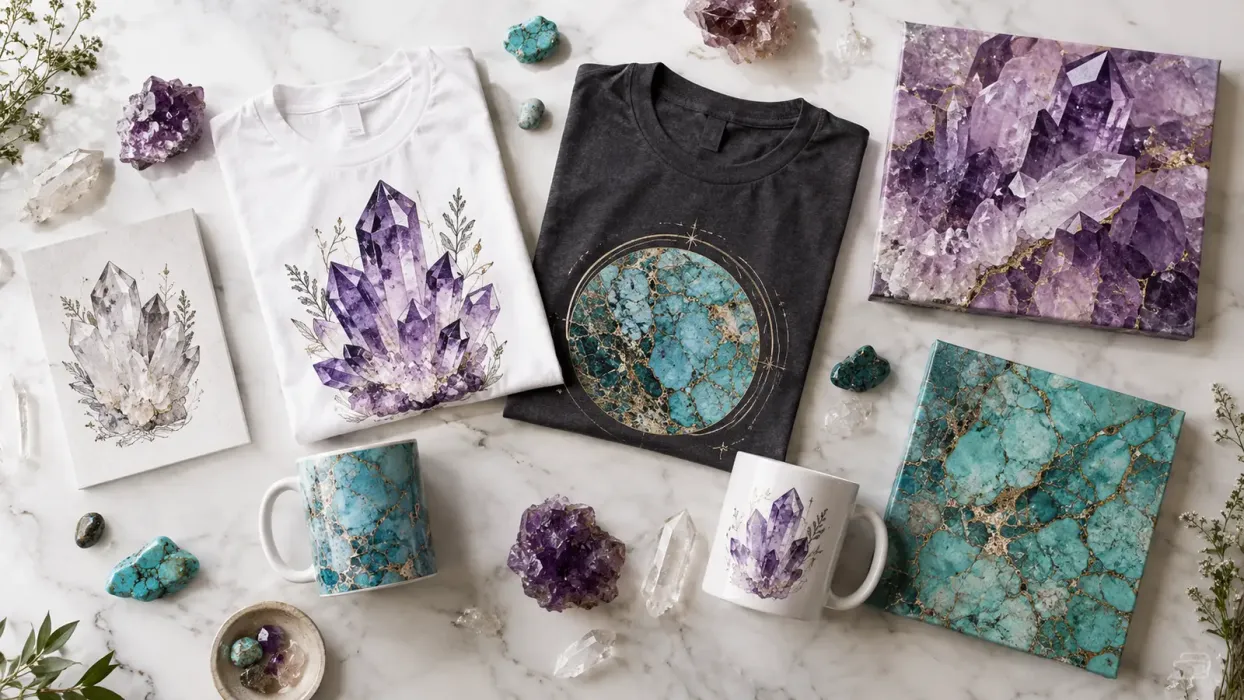 Etsy İçin Değerli Taş Temalı Ürün Serisi Tasarlama - blog yazısı