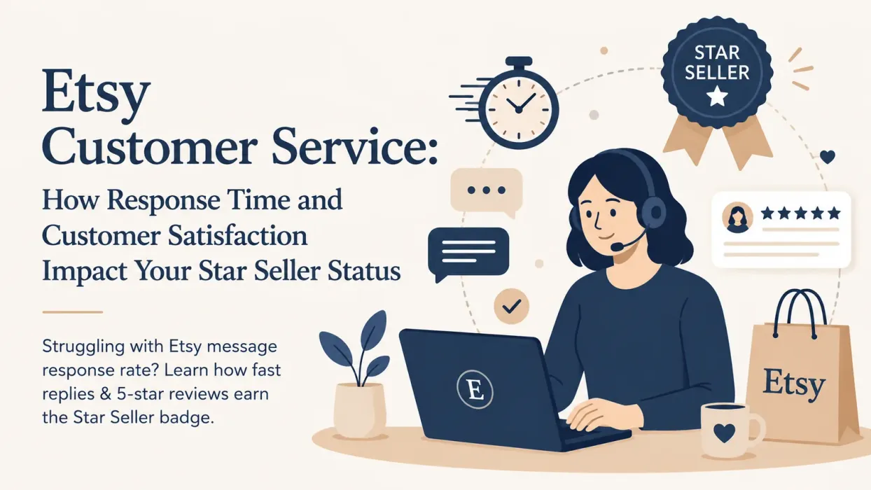 Etsy Customer Service: How Response Time and Customer Satisfaction Impact Your Star Seller Status - blog post