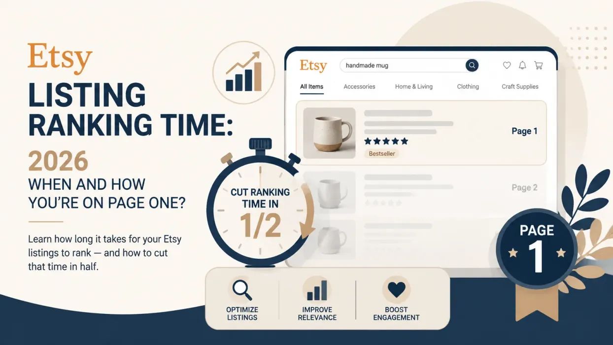 Etsy Listeleme Sıralama Süresi: 2026'da Ne Zaman ve Nasıl İlk Sayfadasınız? - blog yazısı