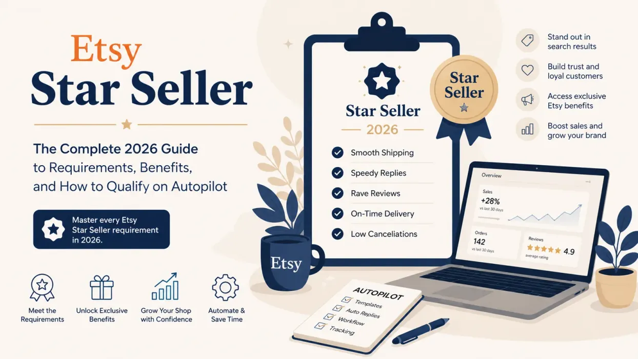 Etsy Star Seller: The Complete 2026 Guide to Requirements, Benefits, and How to Qualify on Autopilot - blog post