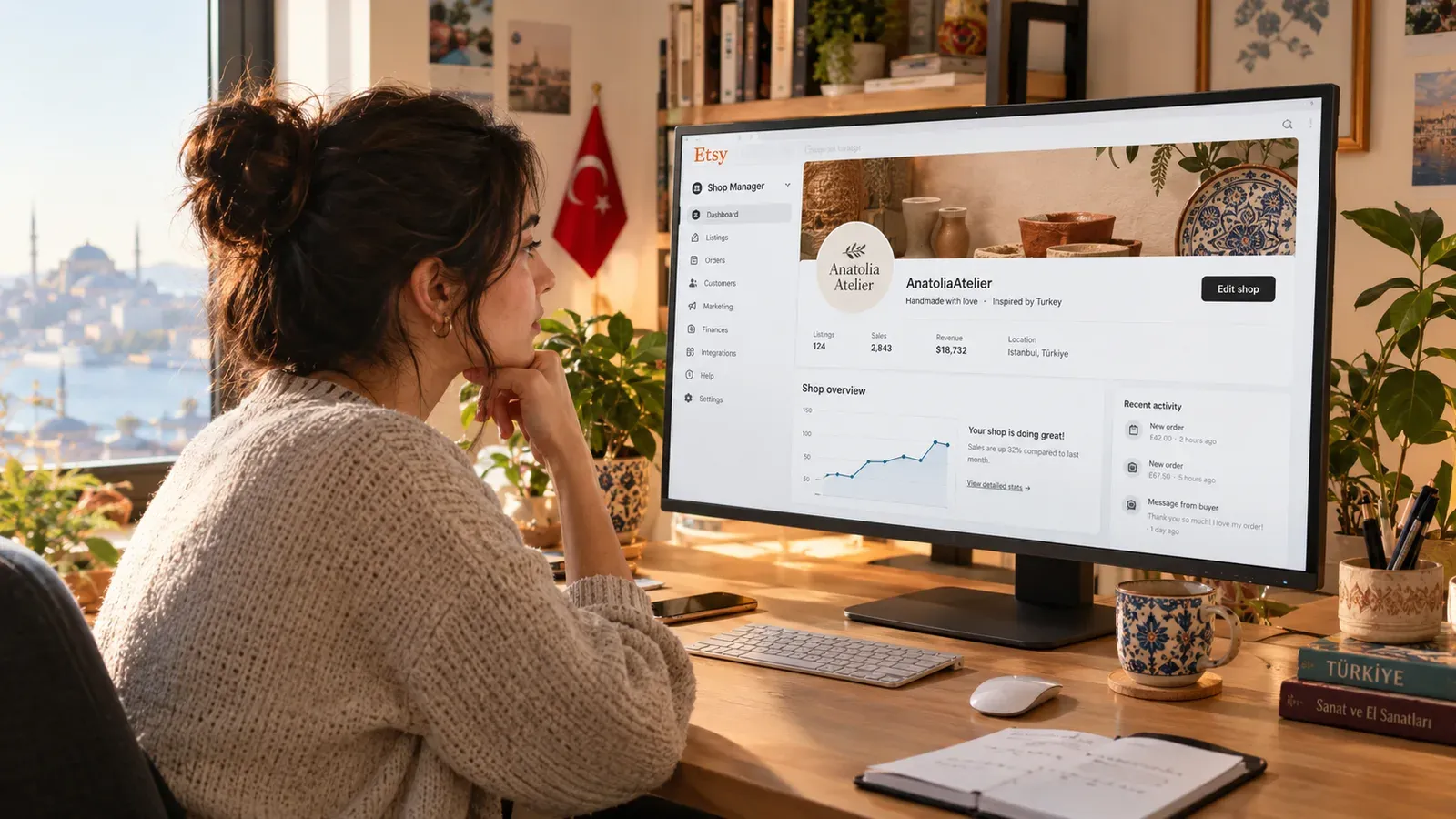 Etsy Mağaza Optimizasyonu: 2026'da Tam Puan Aldıran Kurulum Rehberi - yazı kapağı