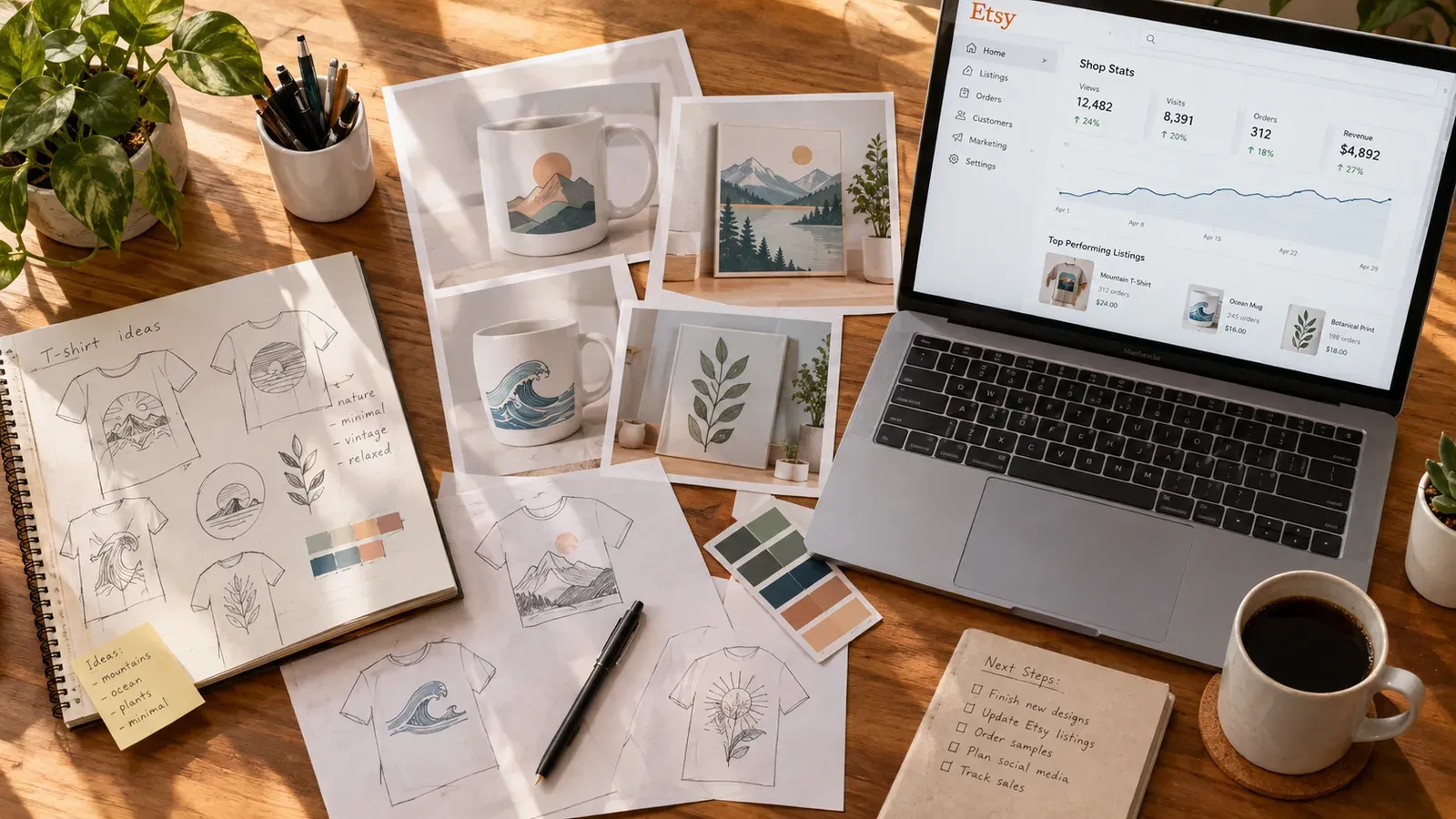 Online Income Ideas for 2026: Building a Print-on-Demand Brand - post cover